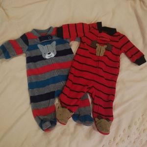 Child of mine preemie footed pajamas